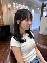 ビール 今泉店(BEER)&nbsp;【海璃】顔周りまで可愛いレイヤー縮毛矯正