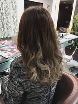 トモズヘアデザイン(Tomo's Hair Design) ☆ミルクティー×ホワイトベージュグラ☆