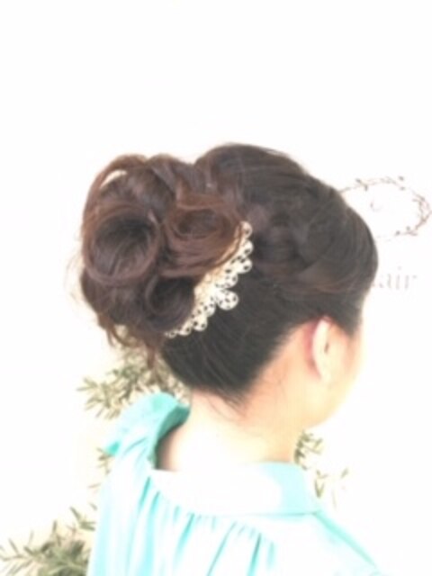 ふんわり編み込みヘアアレンジ♪