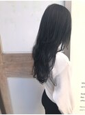 【Neolive & 渋谷店】暗いけど透明感のあるブルージュヘアロング