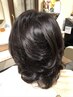 髪のドライクリーニング +カット+パーマ ¥15400→¥12800