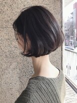 【morio 原宿】横顔美人　ミニボブ　丸みショート