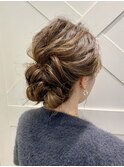 シニヨンアレンジ