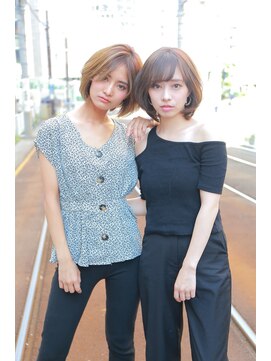 サイン ヘア イノベーション(sign HAIR INNOVATION) 大人可愛い、色気、小顔カットひし形シルエット【錦糸町】