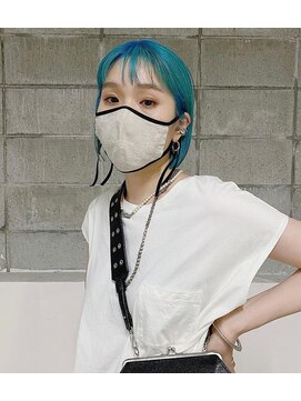 グリフィカ(grifica) ターコイズブルーのルーツカラー