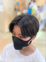 エリカ 美容室&nbsp;【進撃の巨人　リヴァイ兵長風】ツーブロアップバングヘア