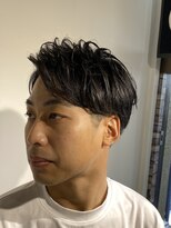 30代40代男性髪型東京バーバー日本橋ビジネススタイル