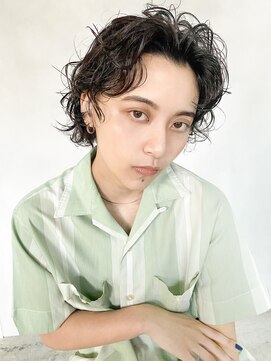 アイティーバイアルバム 松戸店(IT by ALBUM) アンニュイパーマ_ホワイトグレージュネビージュ_9260