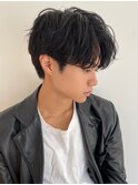 ツイストスパイラルパーマメンズパーマツイストパーマウルフ梅田