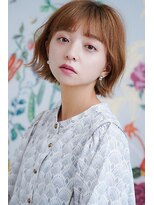 ブレラ ヘアー デザイン(Brella hair design)&nbsp;☆ショートボブ×スモーキートパーズ☆
