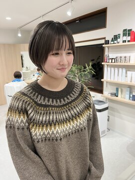 メロウ(mellow) ダブルカラー×グレージュ