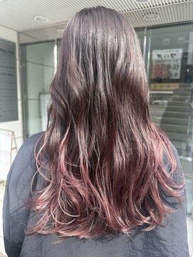 インビテーション(invitation) グラデーションカラー・ダブルカラー・ピンク