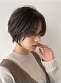◇大人可愛い30代40代50代白髪ぼかしショートボブくびれショート