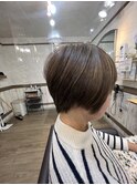 ショート/縮毛矯正/ハイライト/白髪ぼかし/インナーカラー