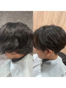 ラムロン(LAMRON) 黒髪/縮毛矯正/ストレート/メンズ/ショート