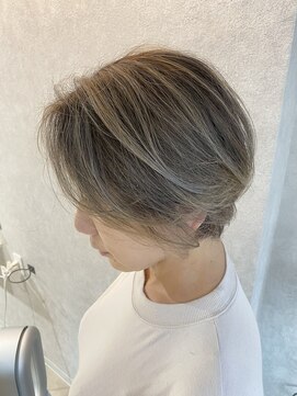 アルファ ヘアー(ALPHA HAIR) 白髪活かしハイライト