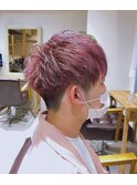 ショートマッシュ×ピンクバイオレット＊