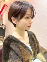 ラミエ バイ メルト 吉祥寺(lamie by melt)&nbsp;*滝田*チョコレートブラウンツヤ髪ショート小顔似合わせ吉祥寺