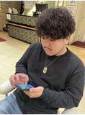 細かめ波巻きパーマ/20代30代40代
