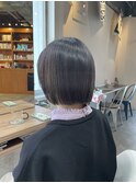 ◯ブリーチベースで叶える*ラフな透明感ボブ◯