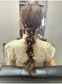 編みおろし ヘアセット