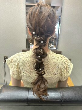 トイロ(toilo) 編みおろし ヘアセット