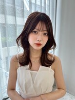 ボタン テンジン(VOTAN tenjin)&nbsp;【木串楽人】ミディアムレイヤー/外ハネ/韓国ヘア