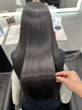 ピリオド 松阪(Period.) ロングヘアーグレージュ髪質改善 松阪美容室