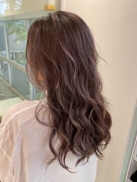 ルプル バイ フェイス 磯子(L'pul by face) ピンクベージュ/ハイライト/白髪ぼかし【スタイリスト桂口】