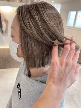 ラノ(LANO) 白髪ぼかしハイライト