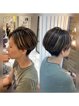 ラック 辻堂(LUCK) 【松浦】ハンサムショート×ハイライト