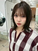 ベイルーム(BAYROOM by HONEY omotesando)&nbsp;レイヤーハッシュカット/ハッシュボブ/チャコールグレー3