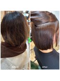 髪質改善ストレートメニュー