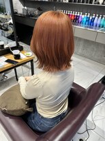 ヘアーエバリーズ(hair Everies) オレンジベージュ × くびれスタイル