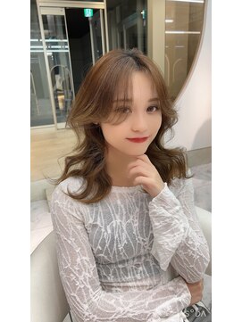 ロンドルピナス 小倉(Lond Lupinus) 黒髪カタログ/オリーブグレー/ココアベージュ/小顔に見せるヘア