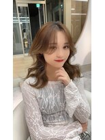 ロンドルピナス 小倉(Lond Lupinus) 黒髪カタログ/オリーブグレー/ココアベージュ/小顔に見せるヘア