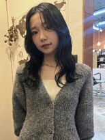 チャプター 問屋町(chapter) ケアカラー黒髪ロング髪質改善トリートメント