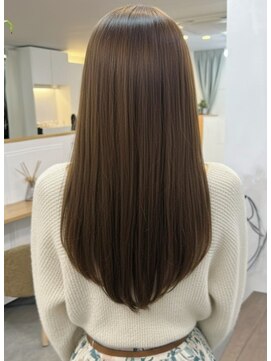 大人レイヤーカット/髪質改善トリートメント/縮毛矯正/20代30代