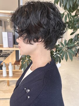 ハンサムショート パーマ