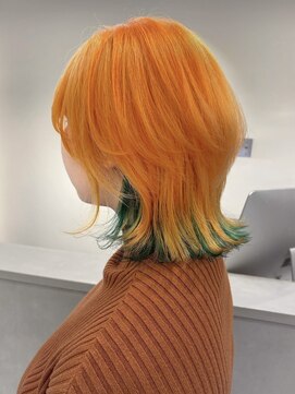 ルーブ トウキョウ(Loob. TOKYO) 池袋ブリーチハイトーンカラーブロンドデザインカラーシルバー