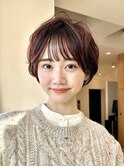 ＜30.40.50代＞大人似合わせショートx透明感カラー