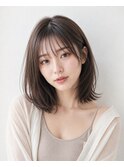 30代40代50代/大人女性/外ハネミディアムレイヤー/浦和美園
