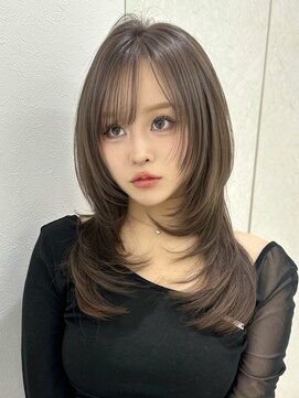 アイトーキョーエス 渋谷(AI TOKYO S) ハッシュカット/グレージュ/ツートンカラー/渋谷