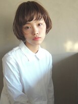 コス(kos) 丸みのあるマッシュショートボブ*ニュアンスパーマ