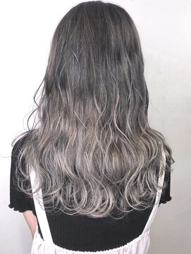 ソース ヘア アトリエ 京橋(Source hair atelier) 【SOURCE】パールグレーグラデーション