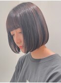 ★岡田有加★20代30代/ぱっつりショートボブ
