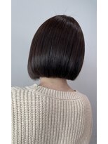 バトー バイ トリコ 船橋北口店(BATEAU by tricot)&nbsp;前下がりボブ×ナチュラルブラウン