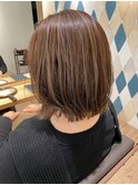 ハイライト×カーキベージュ