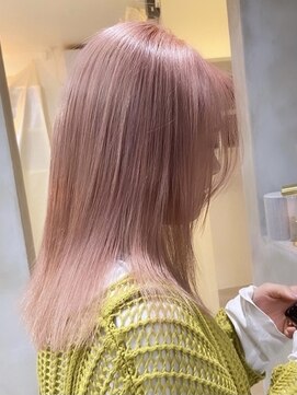 アンククラシックヘアー(ank classic hair) ピンクベージュ、ハイトーン、韓国ヘア