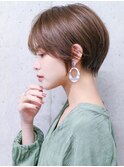 ショートヘア ショートカット 熊本 ショートボブ くびれショート